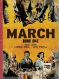 "March, Book One, graphic novel cover."