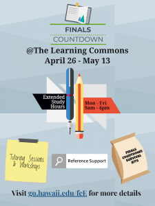 Spring 2021 Finals Countdown Flyer